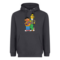 Smoke bert and ernie Heavyweight Hoodie - linhVisuals