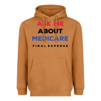 Meerkat ask me about medicare final expense Heavyweight Hoodie - linhVisuals