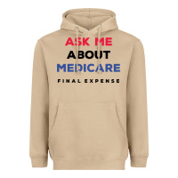 Mushroom ask me about medicare final expense Heavyweight Hoodie - linhVisuals