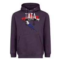 Plum mens tata croatian father croatia bester papa father's day Heavyweight Hoodie - linhVisuals