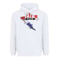 White mens tata croatian father croatia bester papa father's day Heavyweight Hoodie - linhVisuals