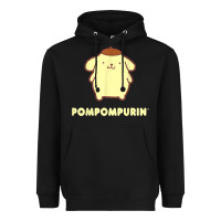 Black pompompurin character front and back t shirt Heavyweight Hoodie - linhVisuals