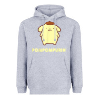 Heather Grey pompompurin character front and back t shirt Heavyweight Hoodie - linhVisuals