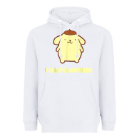 White pompompurin character front and back t shirt Heavyweight Hoodie - linhVisuals