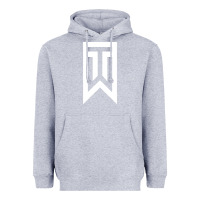 Heather Grey tiger Heavyweight Hoodie - linhVisuals