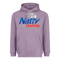 Lavender mens natty daddy dad bod light humor beer lover father's day Heavyweight Hoodie - linhVisuals