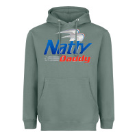 Sage mens natty daddy dad bod light humor beer lover father's day Heavyweight Hoodie - linhVisuals