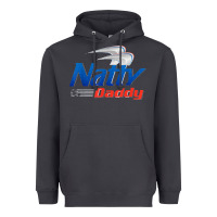 Smoke mens natty daddy dad bod light humor beer lover father's day Heavyweight Hoodie - linhVisuals