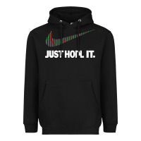 Black just hodl it Heavyweight Hoodie - linhVisuals
