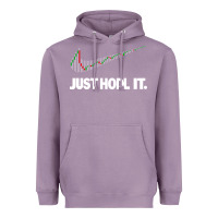 Lavender just hodl it Heavyweight Hoodie - linhVisuals
