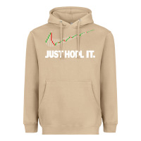 Mushroom just hodl it Heavyweight Hoodie - linhVisuals