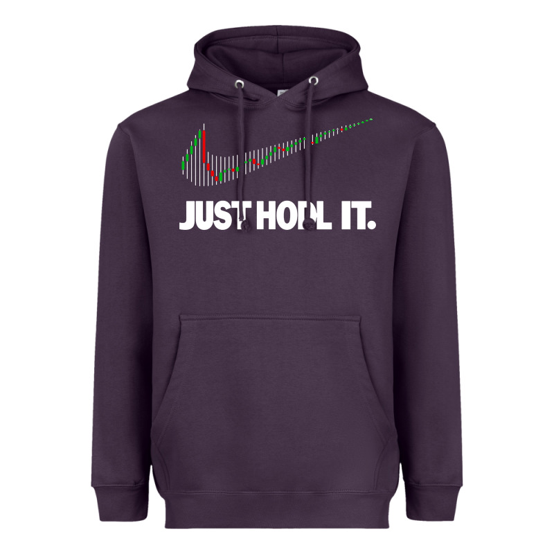 Just Hodl It Heavyweight Hoodie by linhVisuals | Teevron