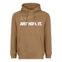 Toasted Coconut just hodl it Heavyweight Hoodie - linhVisuals