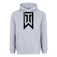 Heather Grey tiger Heavyweight Hoodie - linhVisuals