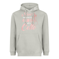 Moon Dust never underestimate a girl with a cello Heavyweight Hoodie - linhVisuals