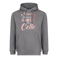 Storm never underestimate a girl with a cello Heavyweight Hoodie - linhVisuals