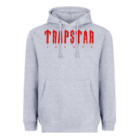 Heather Grey trapstar Heavyweight Hoodie - linhVisuals