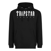 Black trapstar Heavyweight Hoodie - linhVisuals