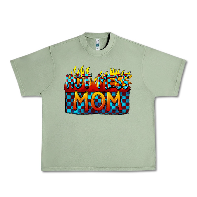 Hot Mess Mom Mother's Day Urban Heavy Tee by FaDigitalArtStudio | Teevron