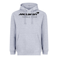 Heather Grey formula 1 team Heavyweight Hoodie - linhVisuals