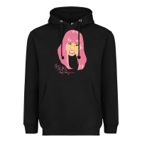 Black nicki Heavyweight Hoodie - linhVisuals