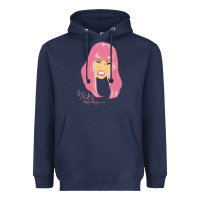 Navy nicki Heavyweight Hoodie - linhVisuals