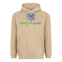 Mushroom benetton rugby Heavyweight Hoodie - linhVisuals