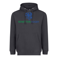 Smoke benetton rugby Heavyweight Hoodie - linhVisuals
