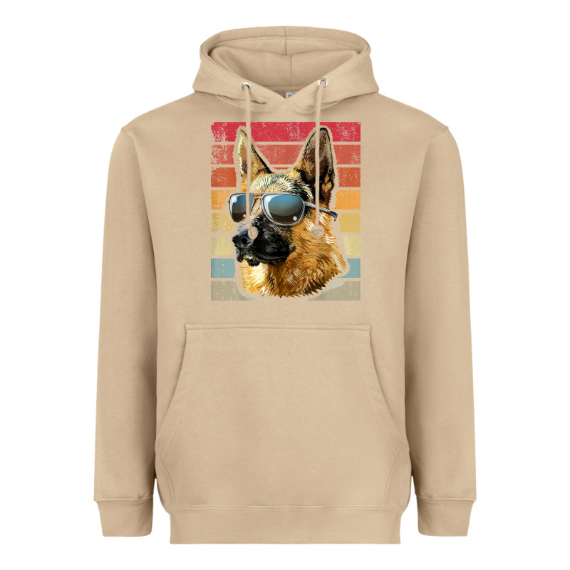 Retro Vintage German Shepherd German Shepherd Dog Gift Heavyweight Hoodie by linhVisuals | Teevron