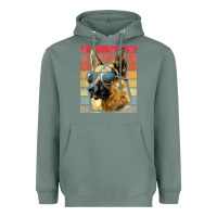Sage retro vintage german shepherd german shepherd dog gift Heavyweight Hoodie - linhVisuals