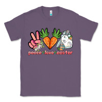 Lavender Peace love Easter Day Classic Tee - HowdyJamesFarm