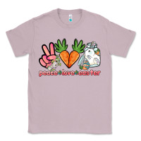 Lilac Peace love Easter Day Classic Tee - HowdyJamesFarm