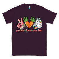 Plum Peace love Easter Day Classic Tee - HowdyJamesFarm