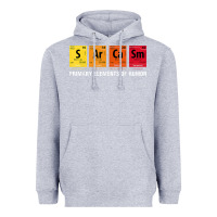 Heather Grey sarcasm elements of humor periodic table graphic Heavyweight Hoodie - linhVisuals