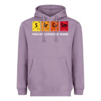 Lavender sarcasm elements of humor periodic table graphic Heavyweight Hoodie - linhVisuals