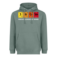 Sage sarcasm elements of humor periodic table graphic Heavyweight Hoodie - linhVisuals