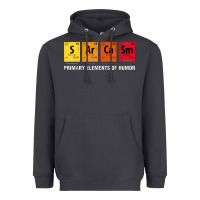 Smoke sarcasm elements of humor periodic table graphic Heavyweight Hoodie - linhVisuals