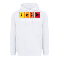 White sarcasm elements of humor periodic table graphic Heavyweight Hoodie - linhVisuals