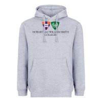 Heather Grey hobart and william smith colleges Heavyweight Hoodie - linhVisuals
