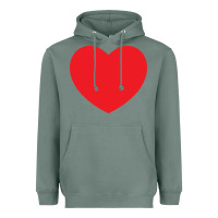Sage big heart Heavyweight Hoodie - linhVisuals