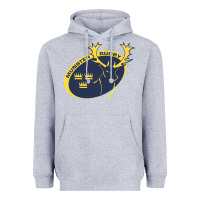 Heather Grey munster rugby Heavyweight Hoodie - linhVisuals