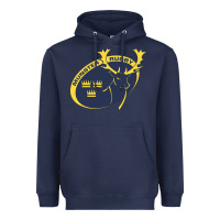 Navy munster rugby Heavyweight Hoodie - linhVisuals