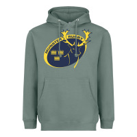 Sage munster rugby Heavyweight Hoodie - linhVisuals