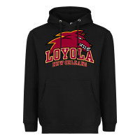 Black loyola college prep Heavyweight Hoodie - linhVisuals