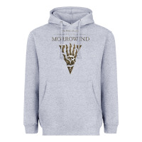 Heather Grey morrowind Heavyweight Hoodie - linhVisuals