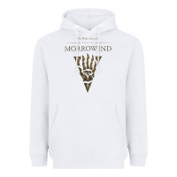 White morrowind Heavyweight Hoodie - linhVisuals