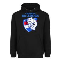 Black western bulldogs Heavyweight Hoodie - linhVisuals