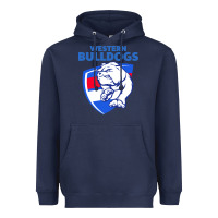 Navy western bulldogs Heavyweight Hoodie - linhVisuals