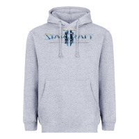 Heather Grey starcraft Heavyweight Hoodie - linhVisuals