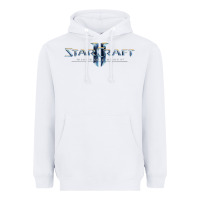 White starcraft Heavyweight Hoodie - linhVisuals